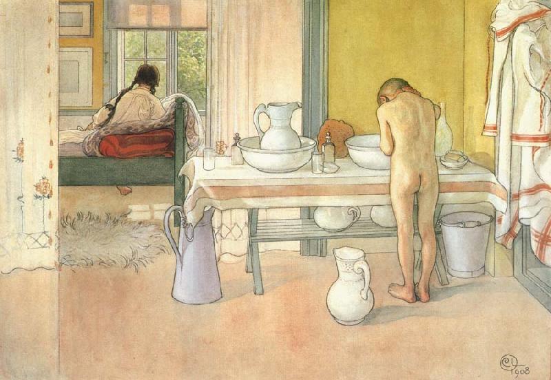 Carl Larsson Summer Morning oil painting image